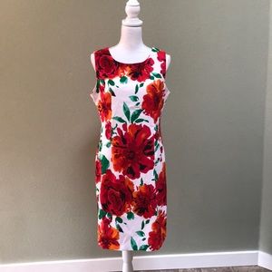 Flowered dress- size 12